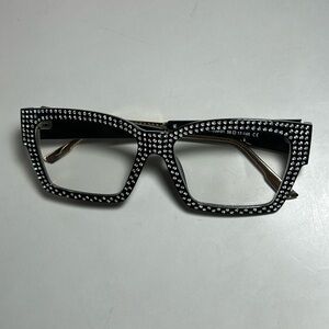Black Rectangle Eyeglasses